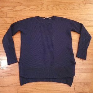 Athleta Sweater Womens XS Blue Long Sleeve Crewneck Fleece Sweatshirt Pullover